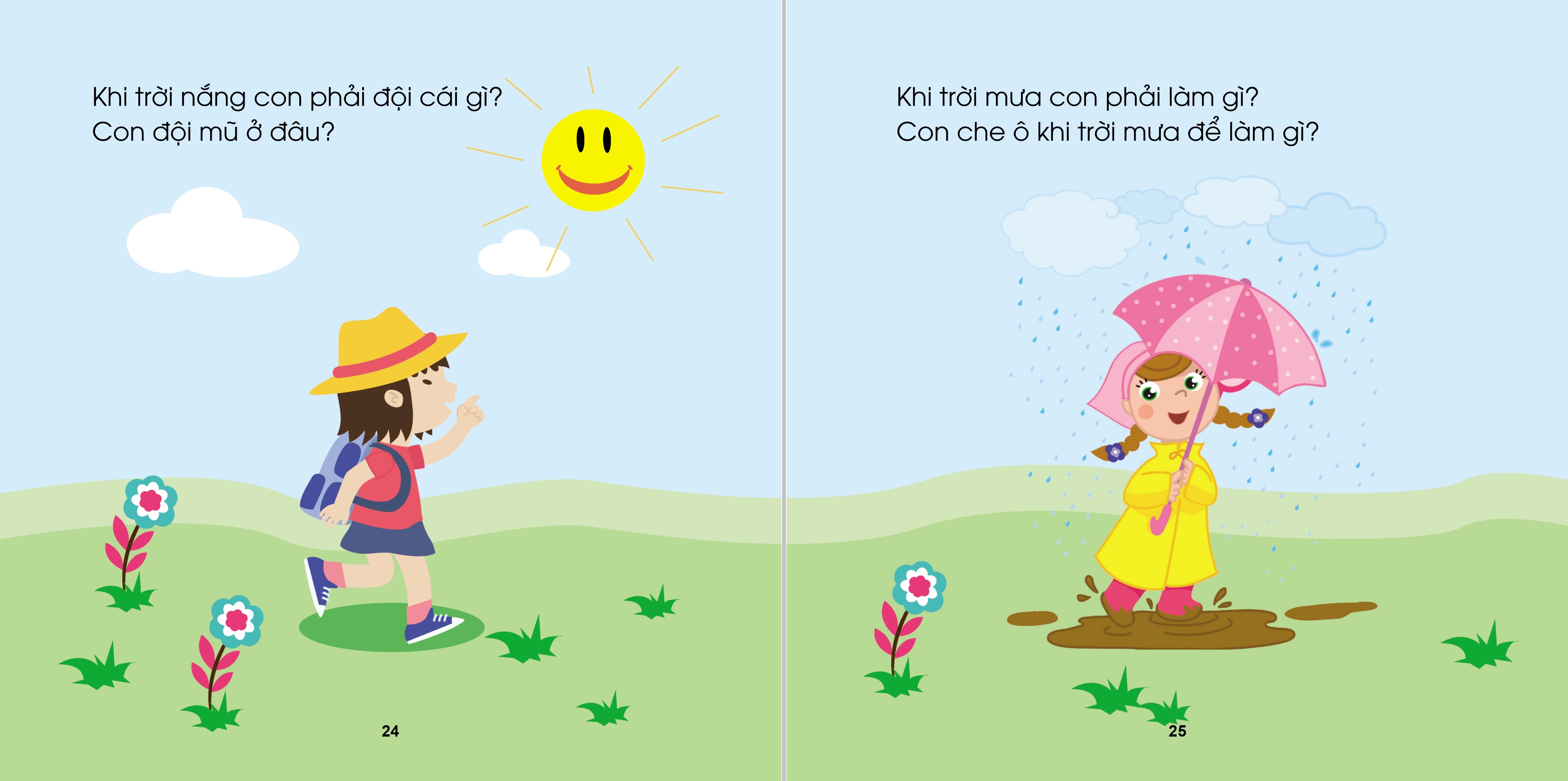 Mẹ hỏi bé trả lời