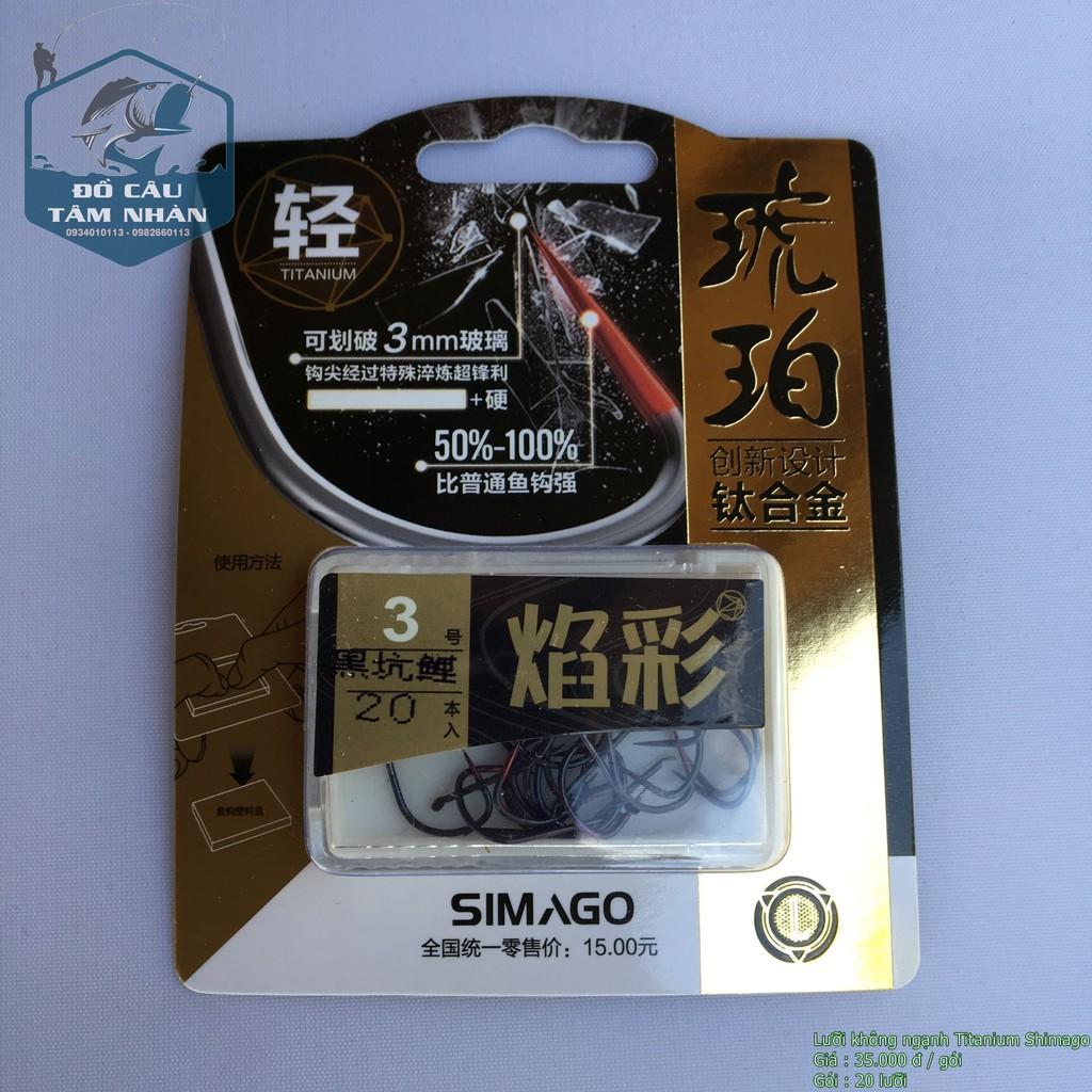 Lưỡi không ngạnh titaium Simago 1 gói