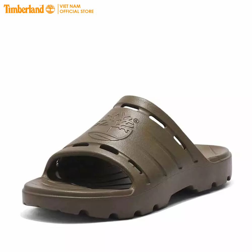 Timberland Dép Quai Ngang Unisex Get Outslide Slide In Olive TB0A5W9136