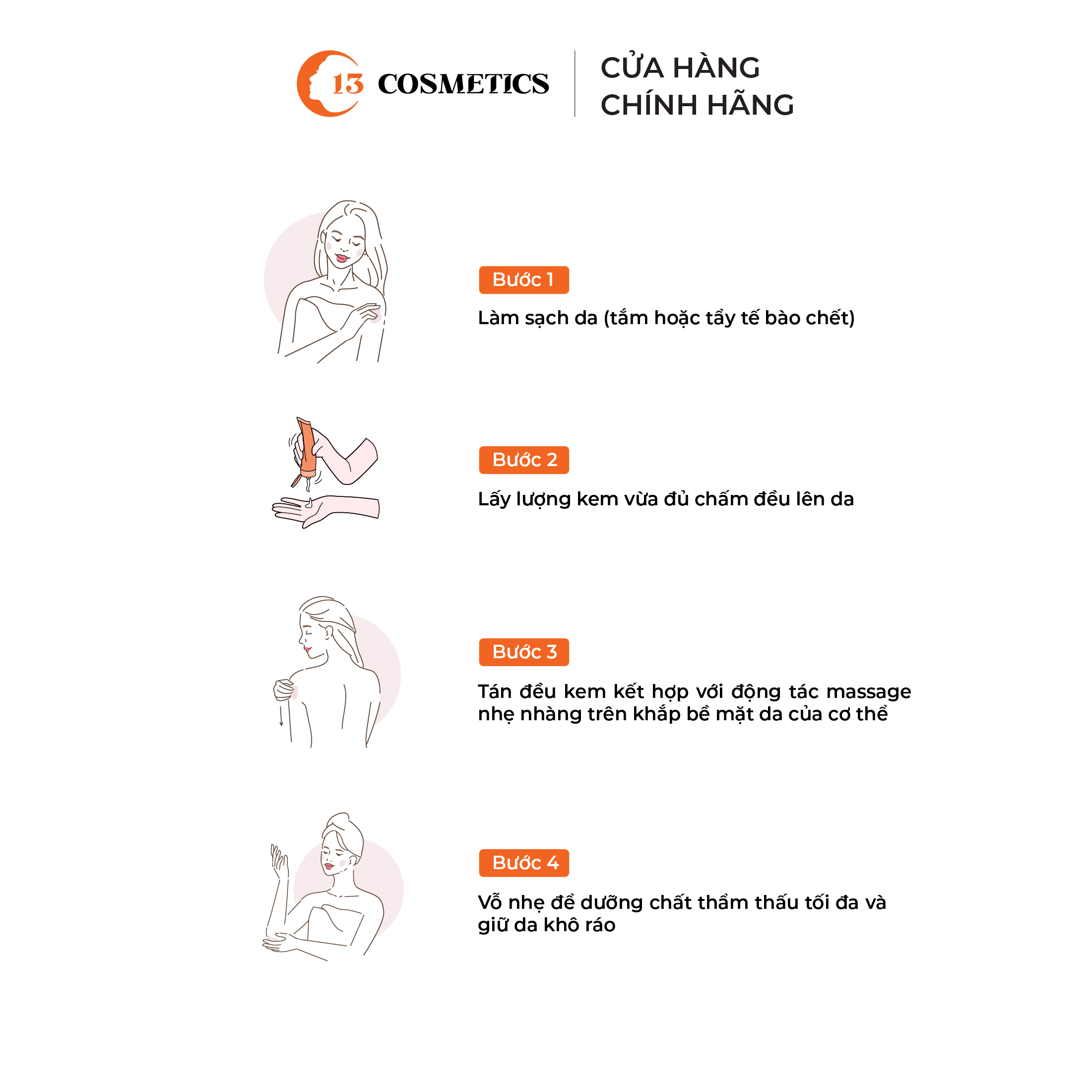 Kem Dưỡng Thể Ban Ngày Dưỡng Trắng, Bật Tone Sau 2 Tuần Lotus Body Whitening 150g C13 Cosmetics Thu Trang