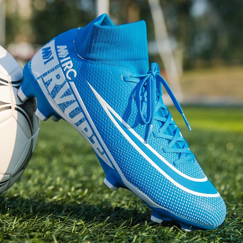 LSYAAAAA Boots Men Bóng đá dài Nail Thể thao ngoài trời Giày bóng đá nam Turf Soccer Futsal Giày bóng đá trẻ em Sân tập Boots