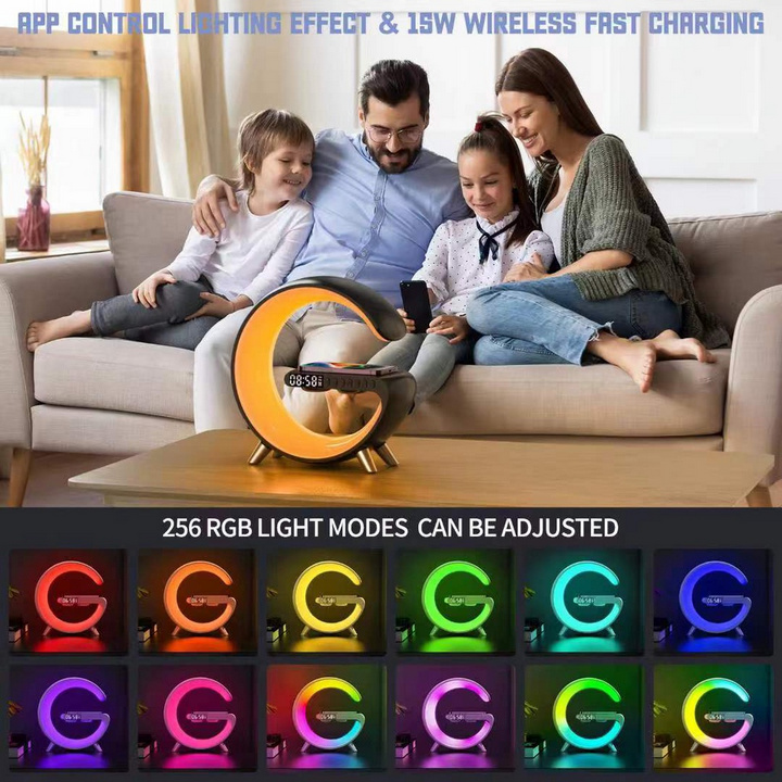 Bộ Loa Bluetooth G-Studio RGB Tích Hợp Sạc Không Dây - Home and Garden