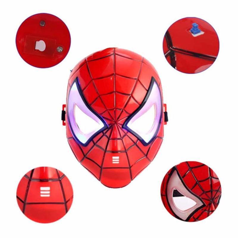 Mặt nạ hóa trang người nhện spiderman phát sáng