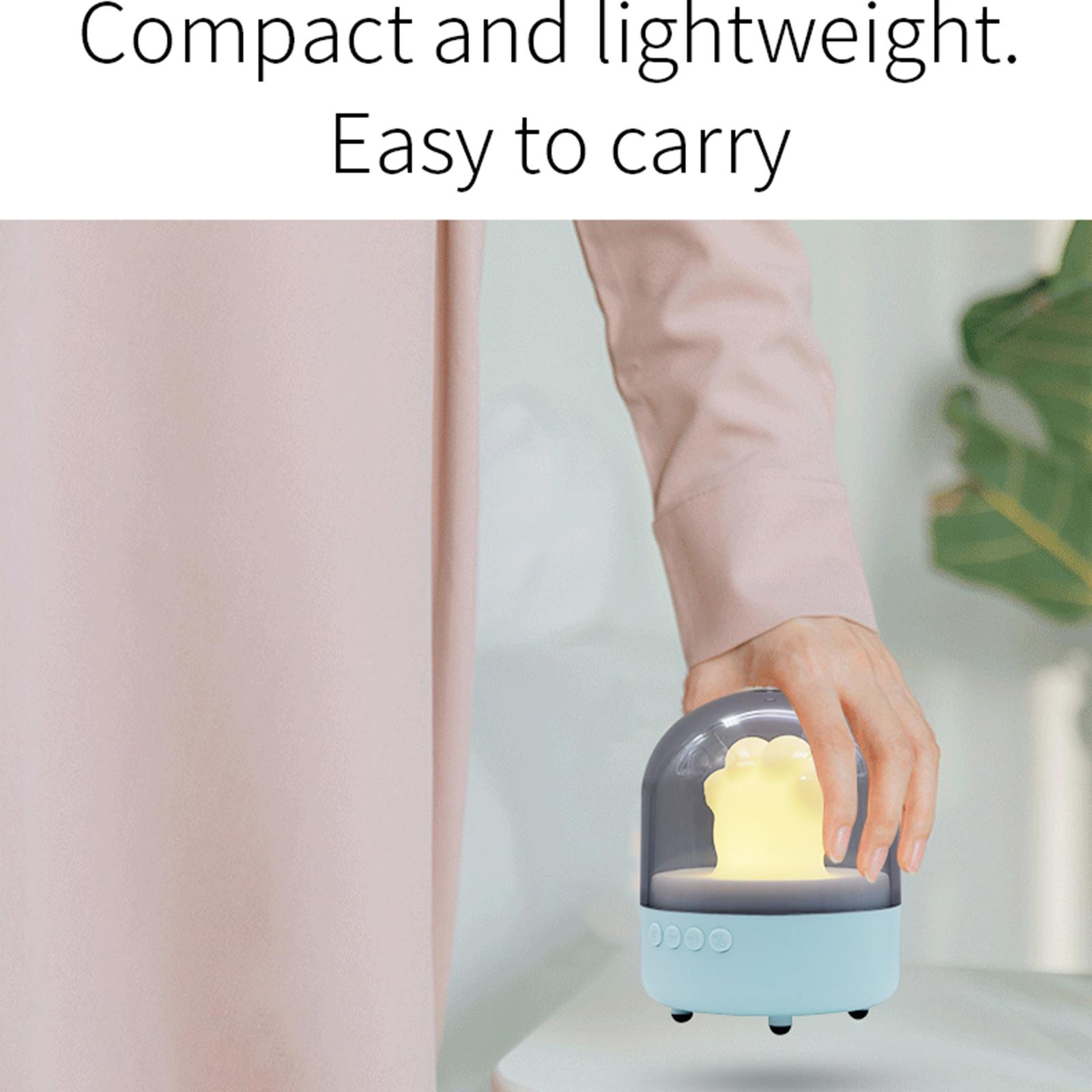 Night Light Bluetooth Speaker Table Music Player for Girl Kids Teens