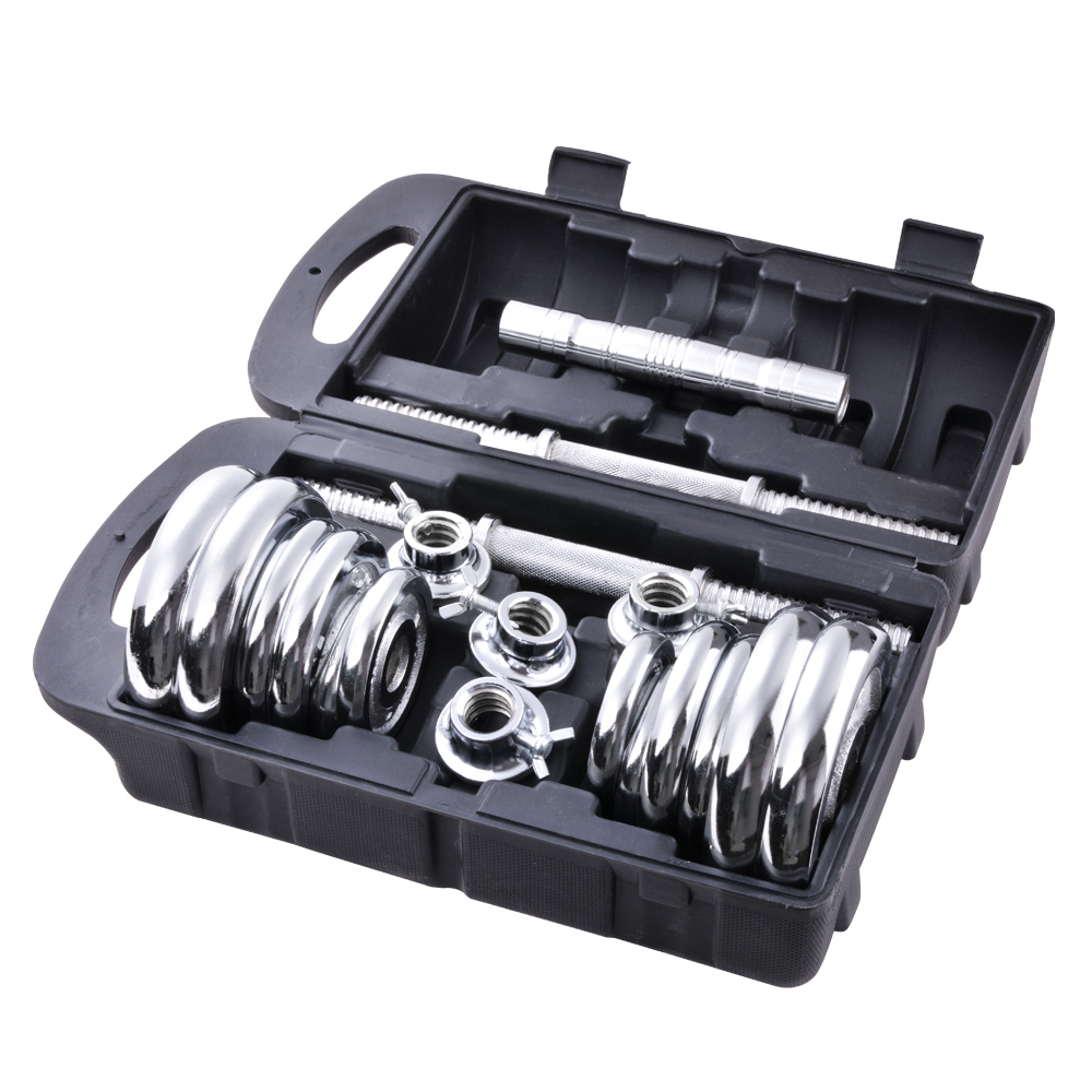 OneTwoFit tạ tập tay Barbell Dumbbell Weight Barbell bar OT010. Bộ đĩa tạ tập gym tạ tay 20kg