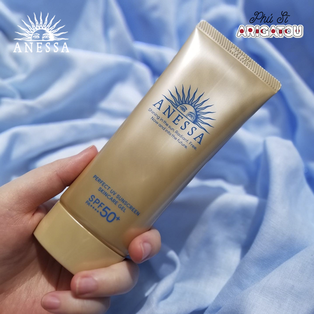 Gel chống nắng dưỡng ẩm bảo vệ hoàn hảo Anessa Perfect UV Sunscreen Skincare SPF 50+/PA++++ 90g