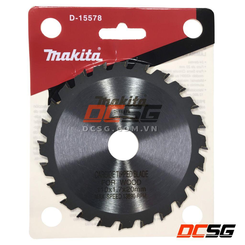 Đĩa cắt gỗ 110 x 20 x 24T Makita D-15578 | DCSG