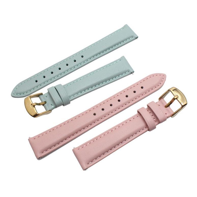 Dây đồng hồ da bò 2 mặt lớp da bò đầu tiên chống thấm nước BO-27 size 12 14 16 18 20mm