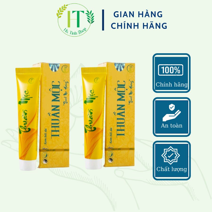 Combo kem bôi da thuần mộc ngừa rôm sảy chàm sữa nấm da đầu Thanh Mộc Hương 16g