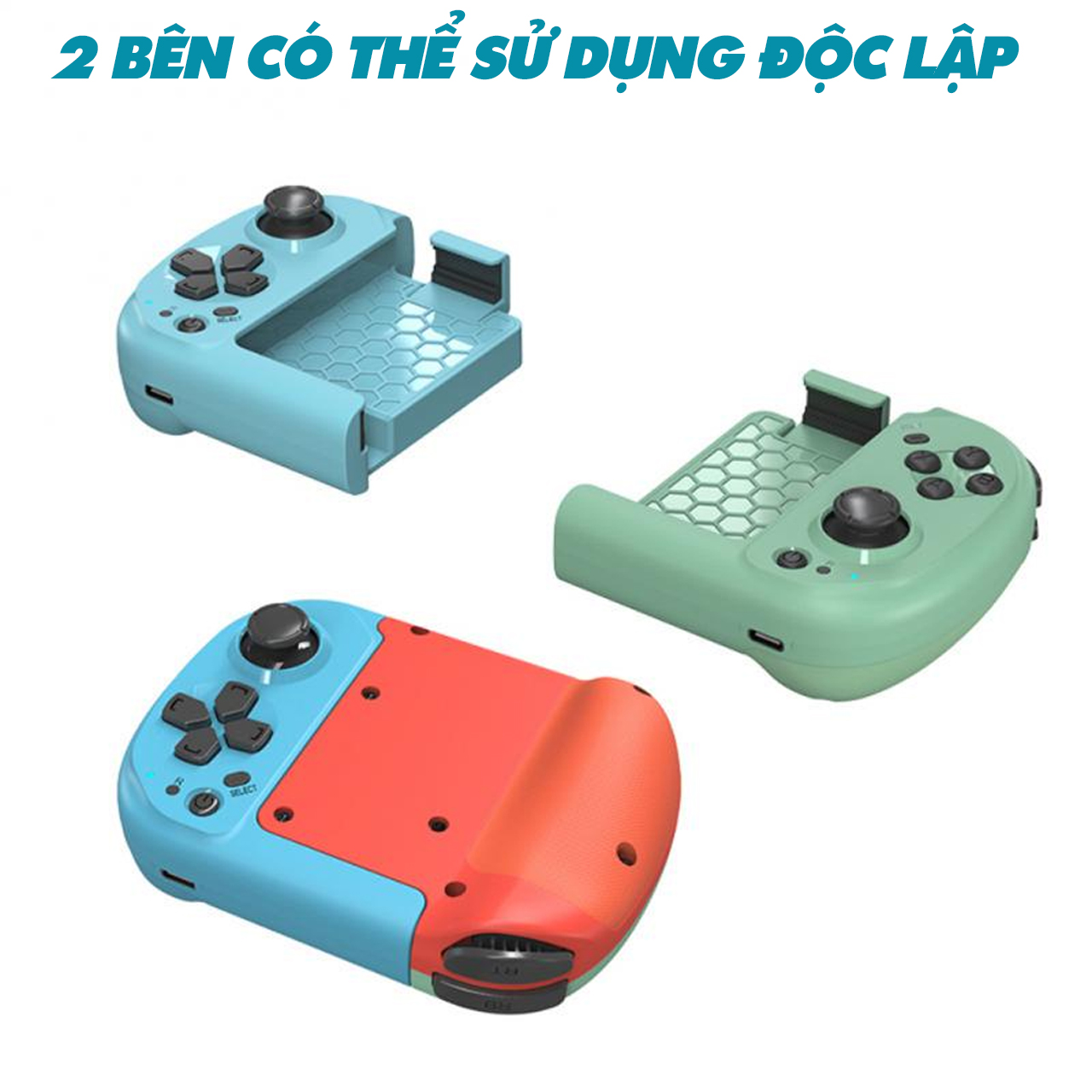 Mocute 061F Tay Cầm Chơi Game PUBG Kết Nối Bluetooth Siêu Mượt Dành Cho Android IOS PC - Hàng Chính Hãng