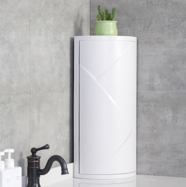 Kệ để góc bàn, góc nhà tắm tiết kiệm không gian 3 tầng, xoay 90 độ