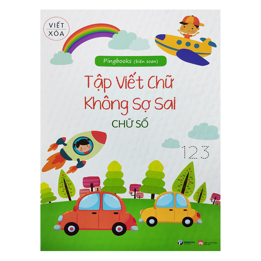 Combo Tập Viết Chữ Không Sợ Sai (Trọn bộ 4 Cuốn + 1 Bút Viết)