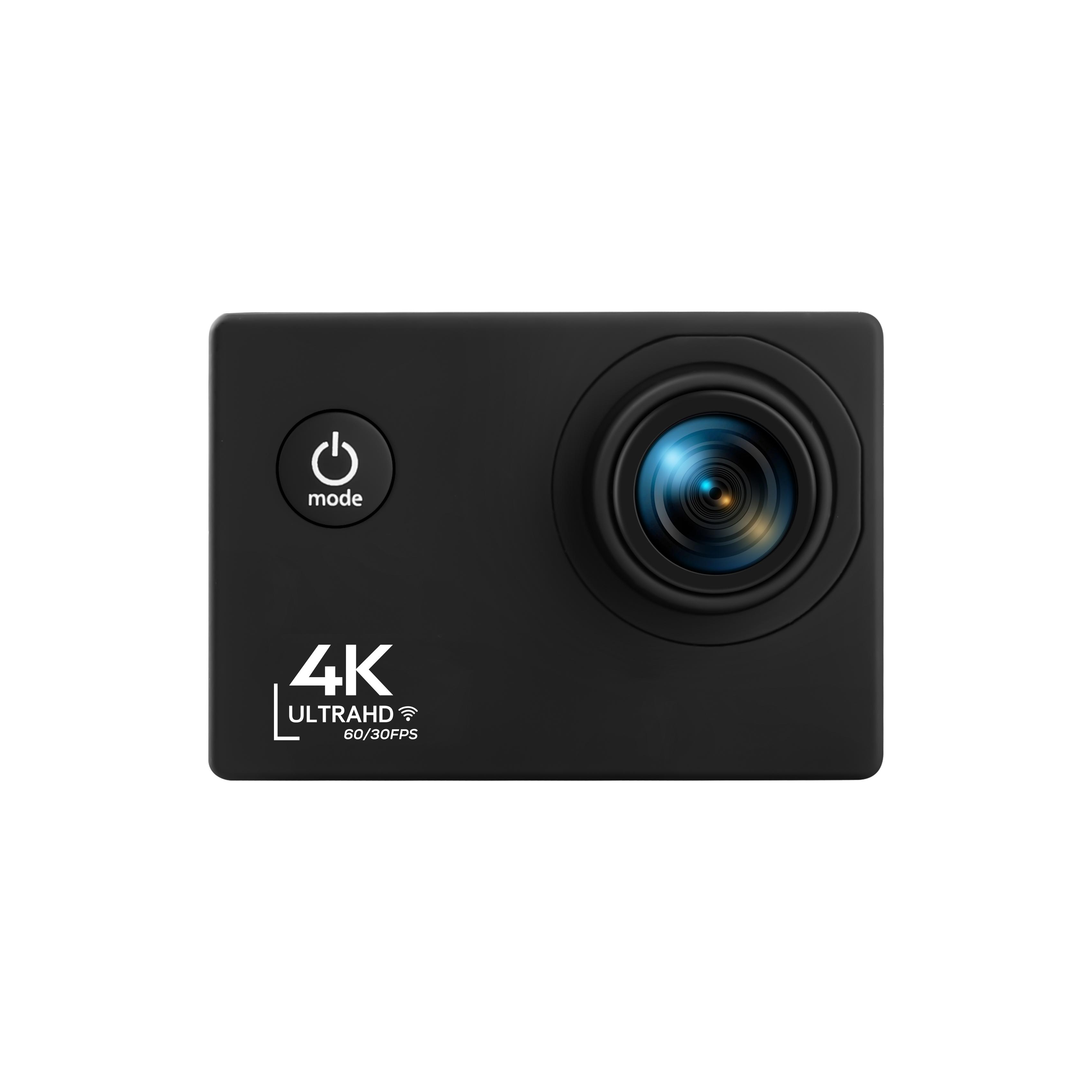 Camera hành động 4K Ultra HD 60fps WiFi 24MP 2.0 inch 170d Underwater Go Waterproof Pro Mũ bảo hiểm Ghi máy Camera cam