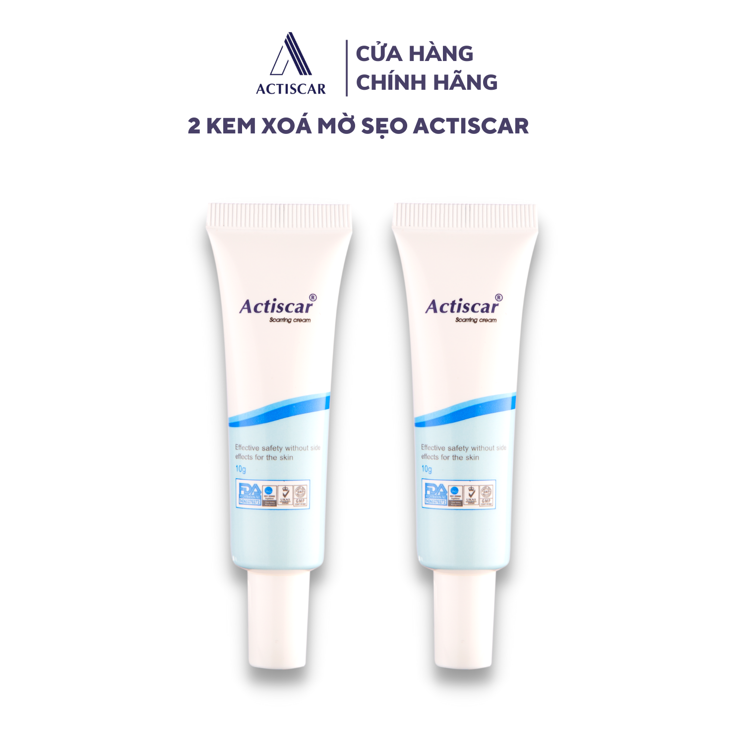 Bộ 2 Kem Xoá Mờ Sẹo Actiscar