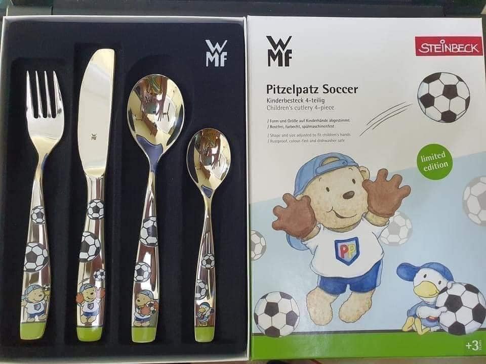 Set dao thìa dĩa WMF PITZELPATZ SOCCER trẻ em siêu xịn Hàng chính hãng