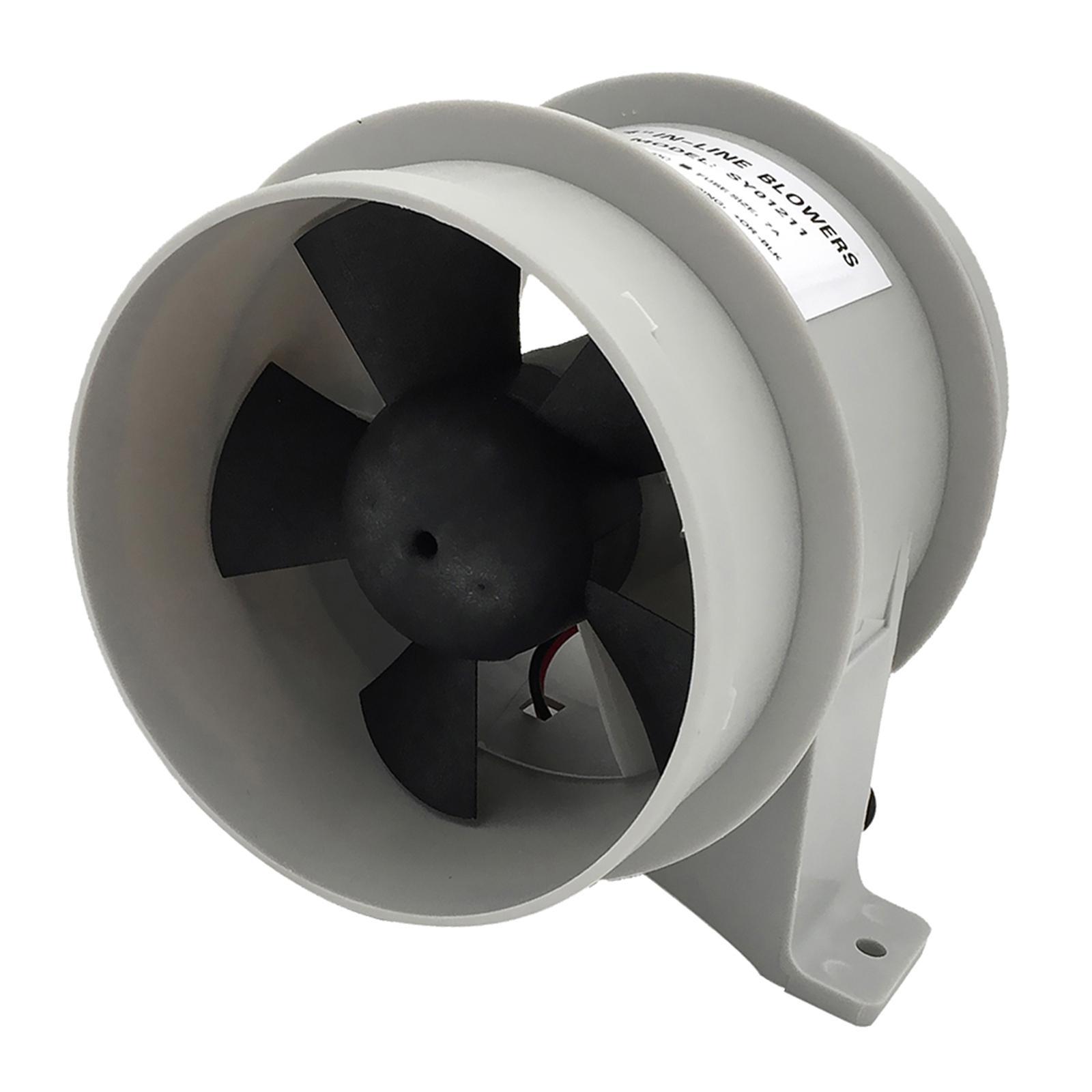 Marine 4"  Bilge  Blower 12   Water Resistant White Suit Boat