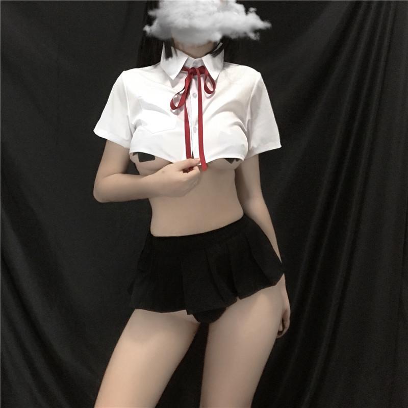 Đồ ngủ cosplay nữ sinh trung học cực sexy gợi cảm