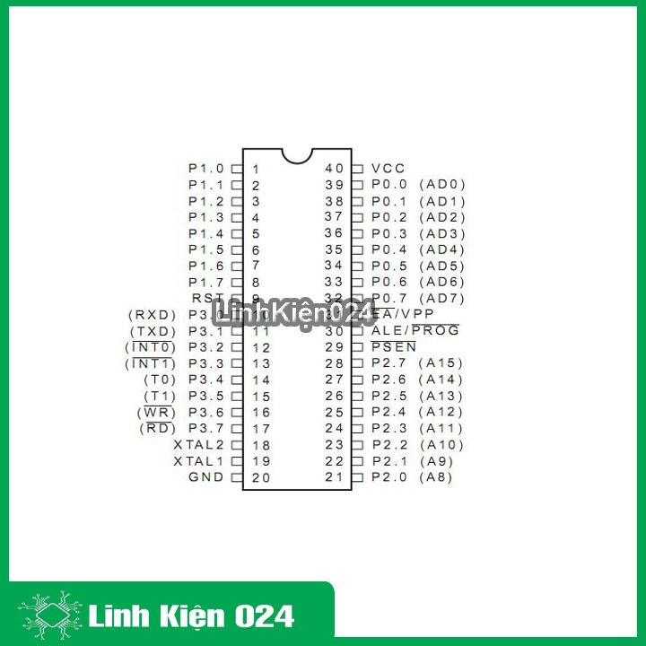 AT89C52 24PU/24PI DIP 40