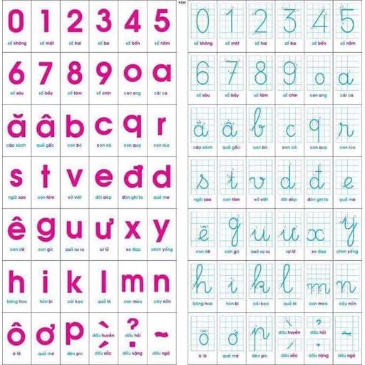 Đồ chơi Bộ 42 Thẻ Học Chữ Cái Và Số Đếm Cho Bé
