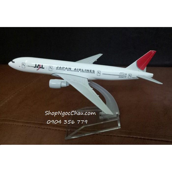 Mô hình máy bay tĩnh B777 Japan Airlines 16cm