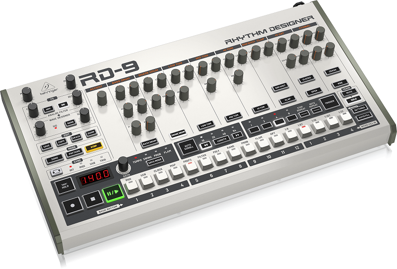 Behringer RHYTHM DESIGNER RD-9 Drum Machines-Hàng Chính Hãng