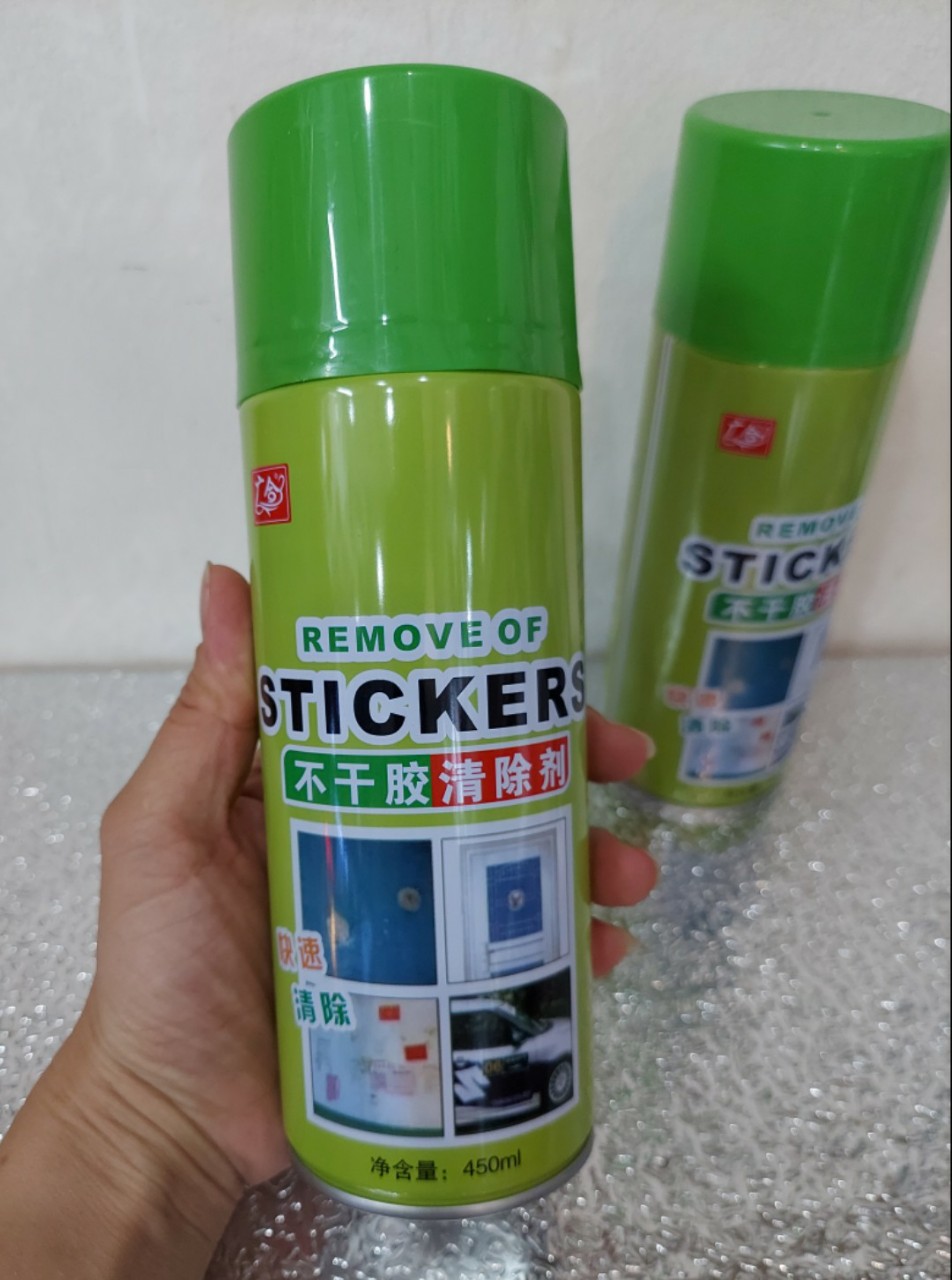 Chai Xịt Tẩy Keo Băng Dính REMOVE OP STICKERS 450ML – Xịt Nhả Keo Băng Dính