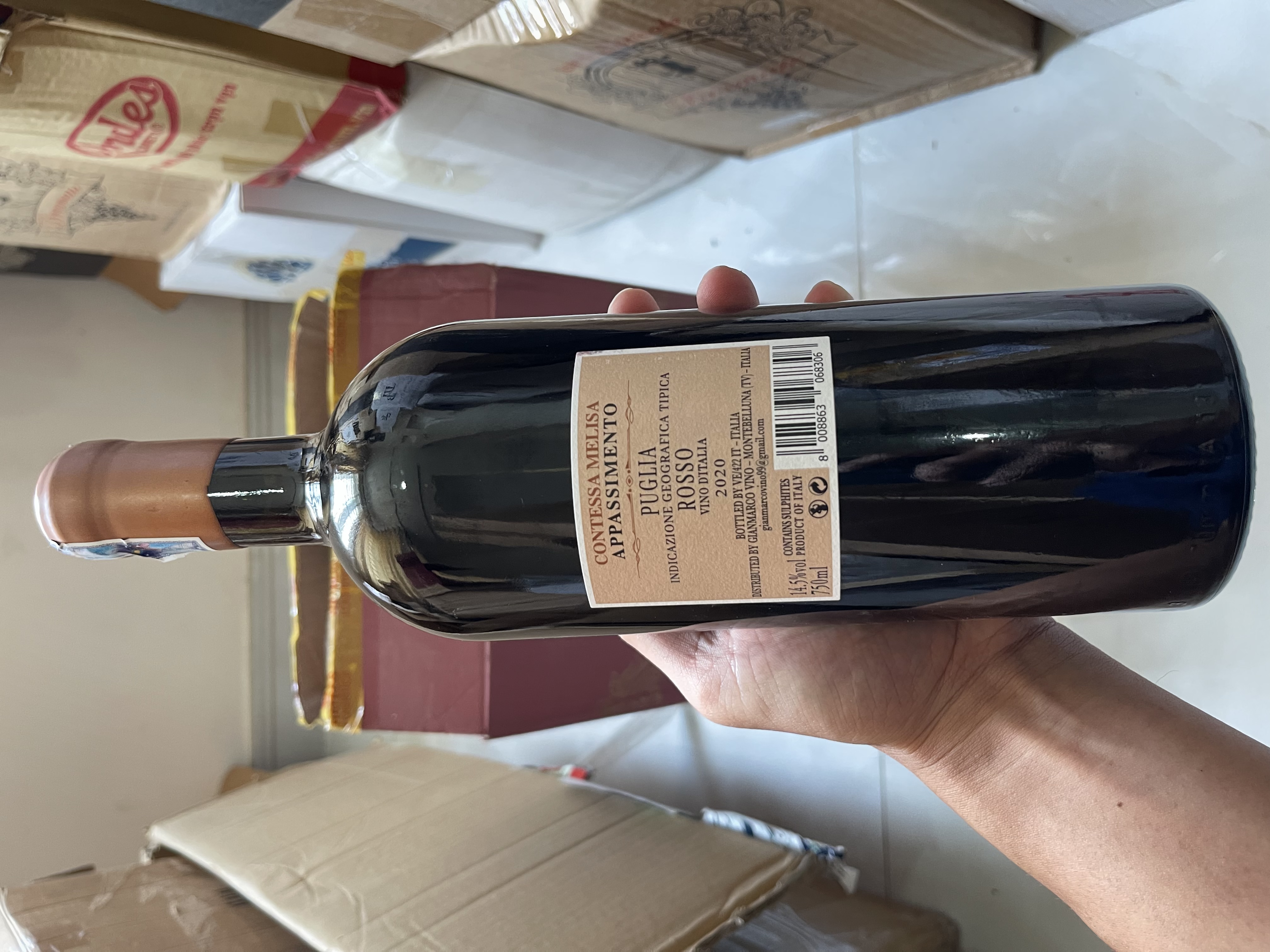 Rượu Vang Đỏ Contessa Melisa Appassimento Puglia 750ml 14.5% vol