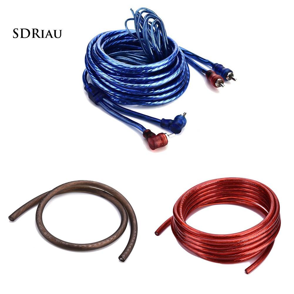 Dây Cáp Khuếch Đại Âm Thanh 1500w 8 Cho Xe Hơi