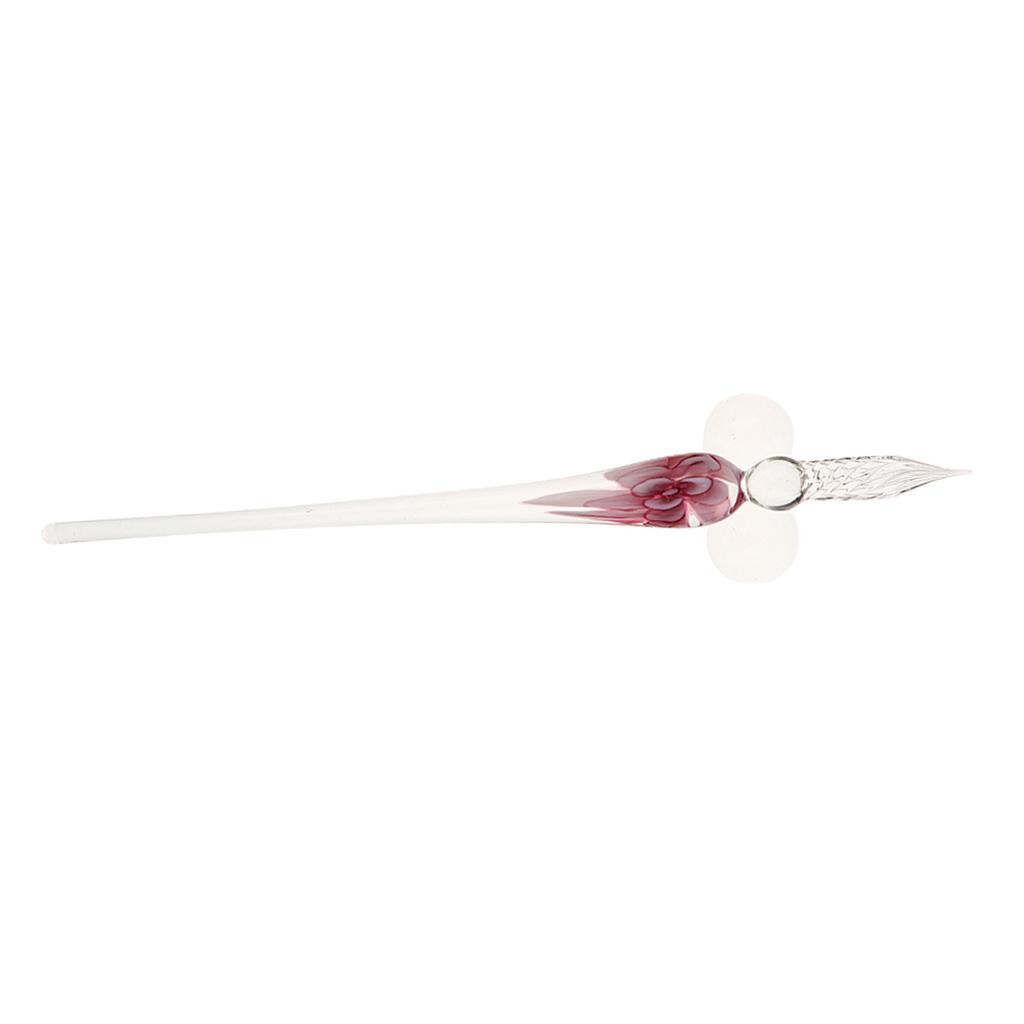 Handmade High Borosilicate Glass Glass Dip Pen Glass Signature Fountain Pen