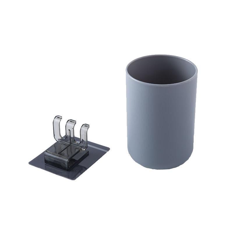 Giá treo bàn chải đánh răng dán tường kèm cốc - Dụng cụ móc bàn chải đánh răng 88103 SHIPNHANH88