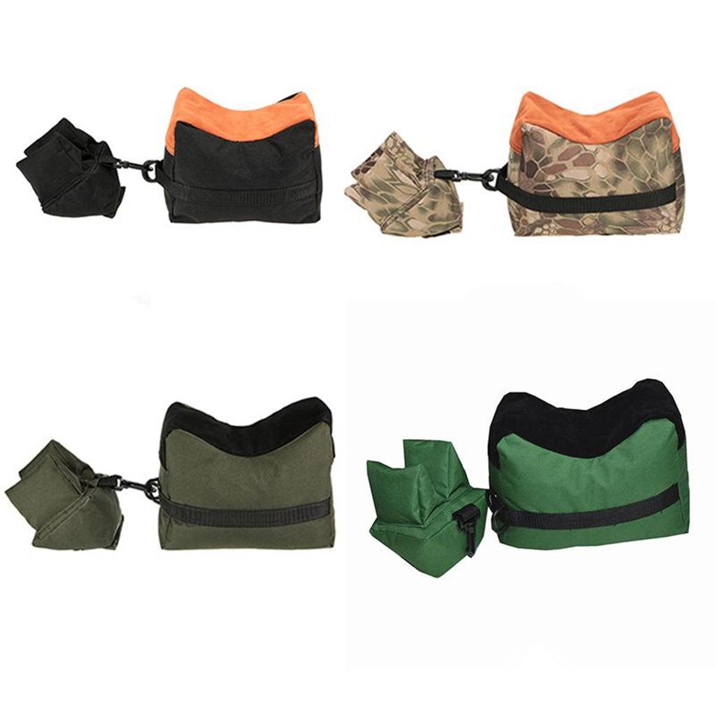 Front & Rear Hunting Bench Bag Camouflage+Black