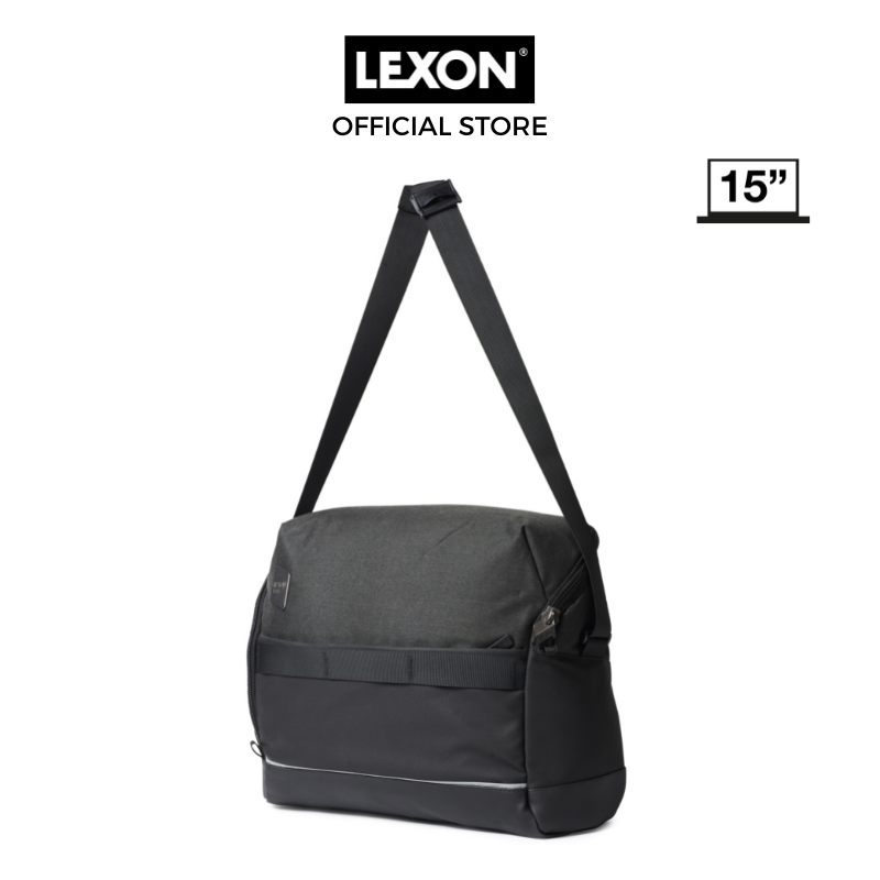 Túi du lịch đựng máy ảnh, laptop LEXON size 15inch chống sốc- TERA MESSENGER BAG - Hàng chính hãng