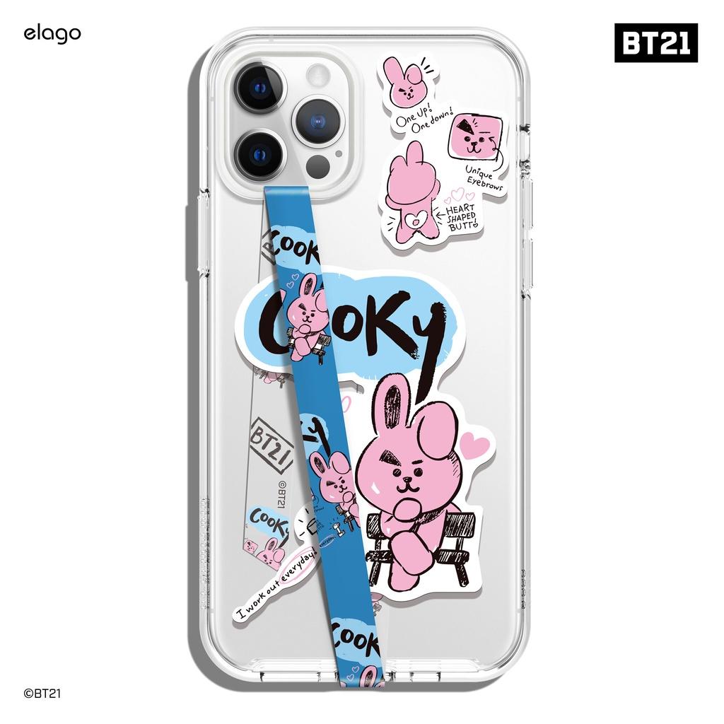 Dây BT21 l Elago Phone Strap with Stickers hàng chính hãng