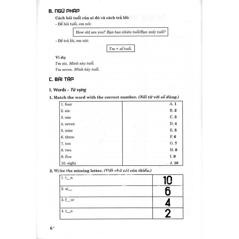 Bài Tập Tiếng Anh Lớp 2 - Bám Sát SGK i-learn Smart Star -