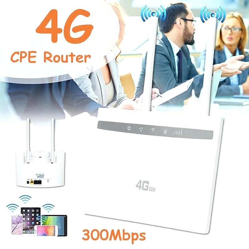 Bộ Phát Sóng Wifi 4G CPE 101 Tốc Độ 300Mps Chuẩn N300 kết nối 32 User mà mạng vô cùng là khỏe