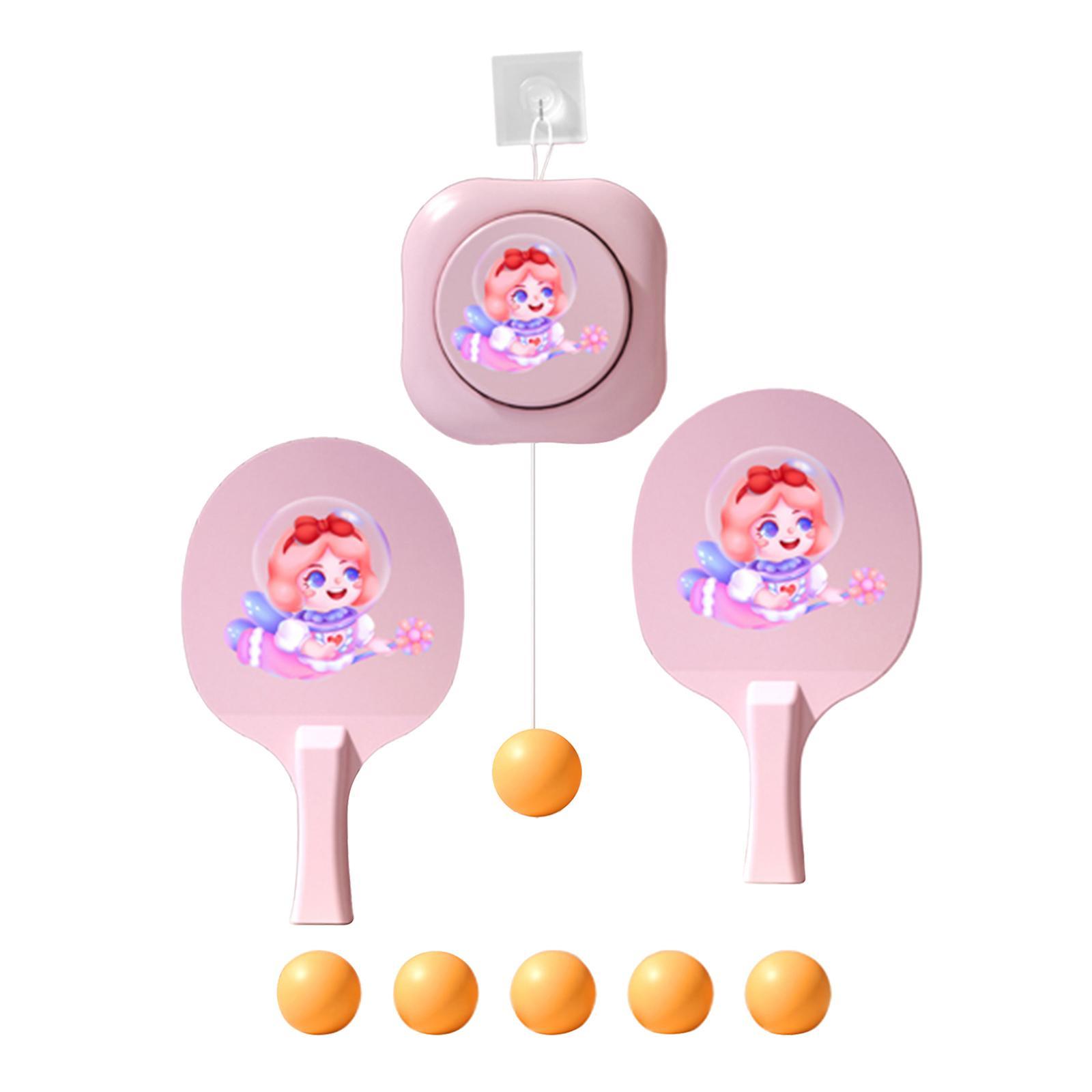 Hanging Table Tennis Trainer Set Training Device for Beginners Children Kids