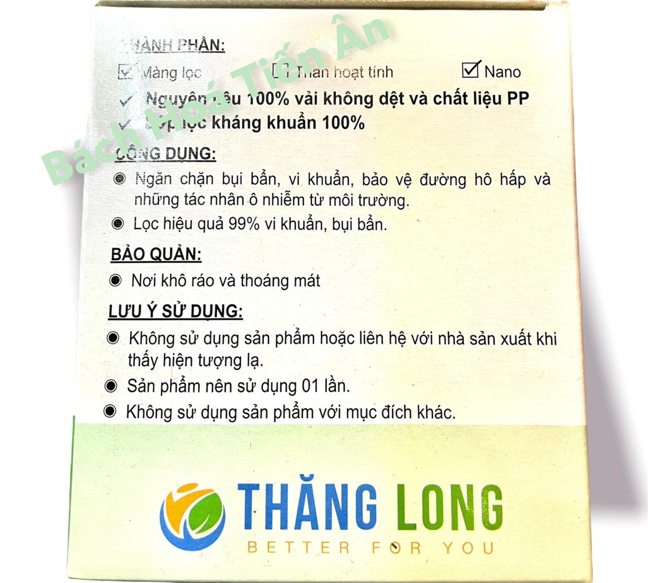 Khẩu trang y tế Kháng Khuẩn INC+ Mask 4 lớp hộp 50 cái ( thiết kế 3D  )