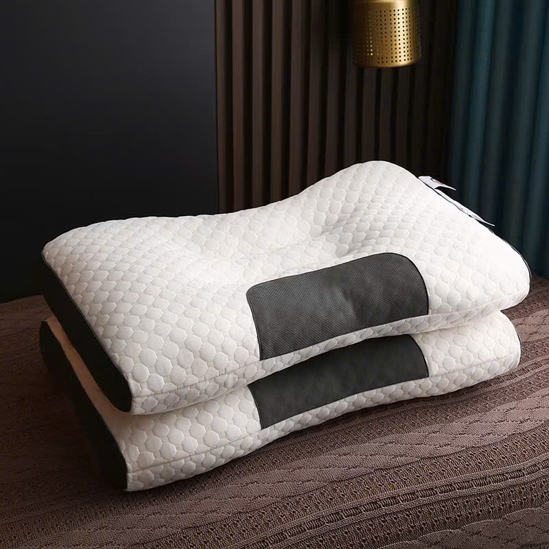 Gối spa chống đau mỏi vai gáy, gối công thái học chất liệu siêu mềm mại