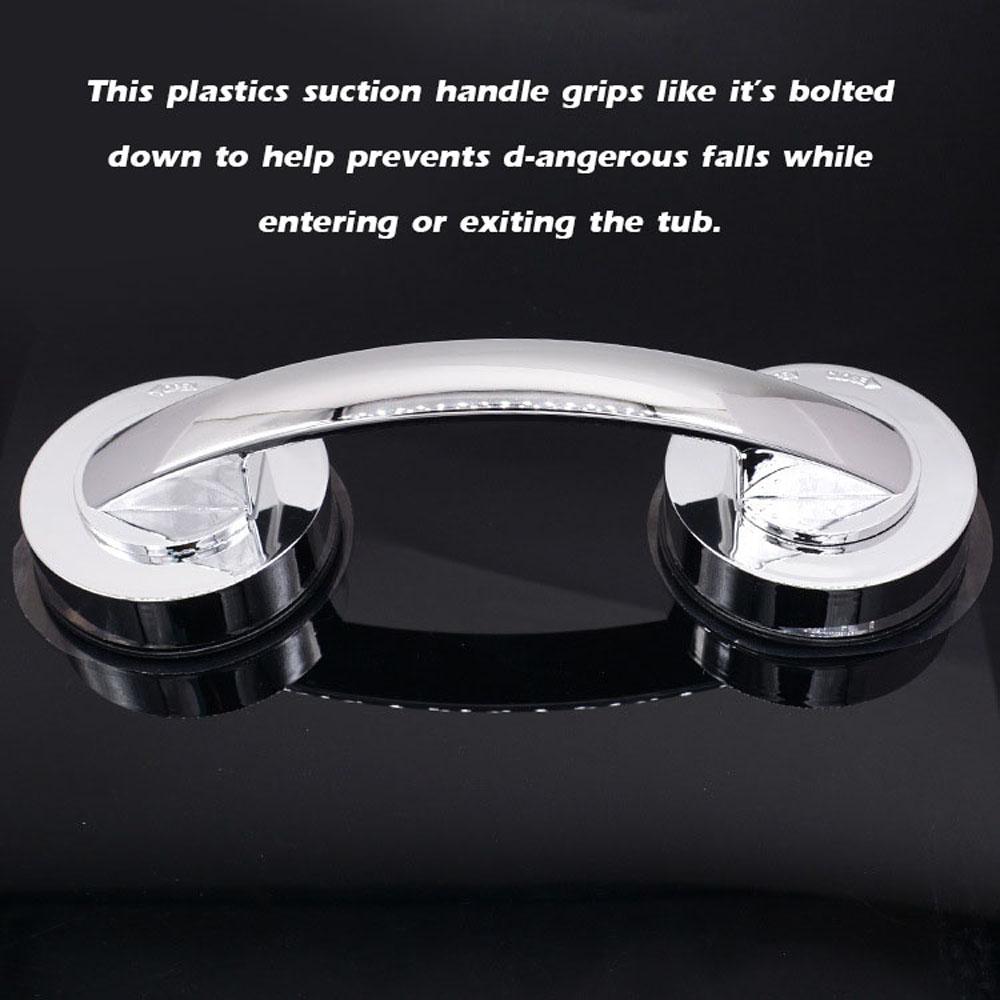 No-punching Bathroom Suction Cup Handle Grab Bar for Shower Room Safety Door Handle Anti-slip Handrail Bathroom Grab