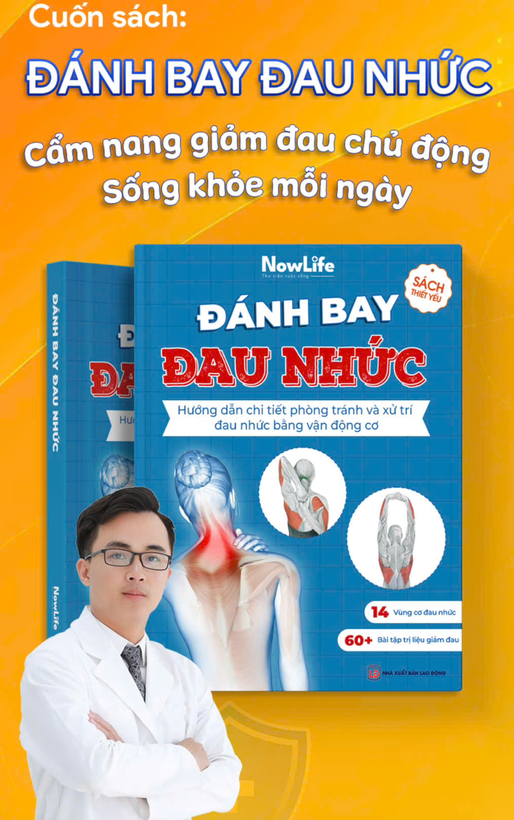 Sách - Đánh Bay Đau Nhức ( Chính hãng Nowlife)
