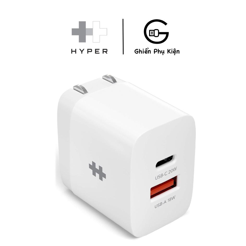 SẠC 2 CỔNG HYPERJUICE 20W CHARGER SMALL SIZE – Hàng Chính Hãng