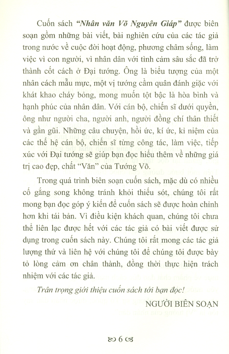 Nhân Văn VÕ NGUYÊN GIÁP