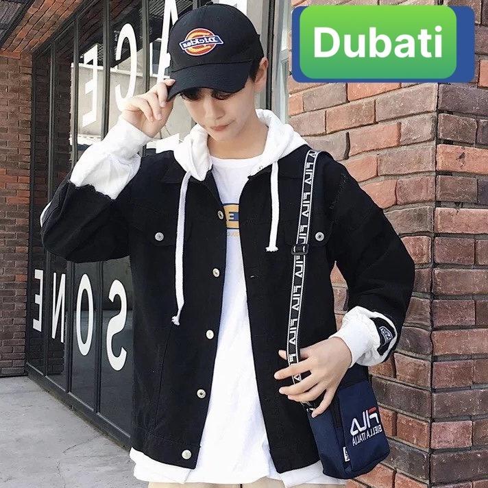 ÁO KHOÁC JEAN NAM NỮ UNISEX CHẤT BÒ PHỐI NÓN NỈ PHONG CÁCH HÀN QUỐC - DUBAI FASHION