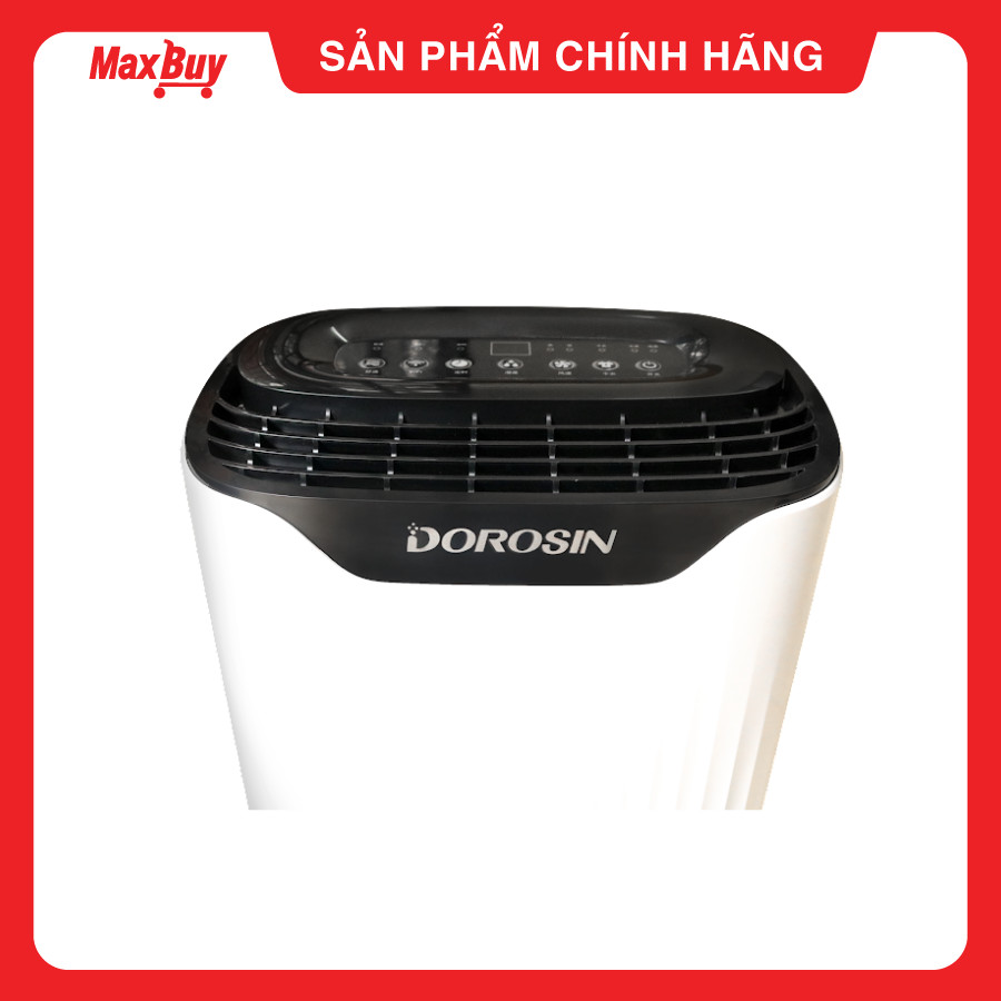 Máy hút ẩm gia dụng chính hãng Dorosin 612 hàng chính hãng (10-40m2)/Công suất hút ẩm 12 lít /ngày - Cảm biến điện tử thông minh - Độ ồn thấp