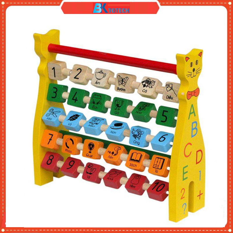 Đồ chơi học chữ cái Chú Mèo ABC - Đồ chơi gỗ Winwintoys