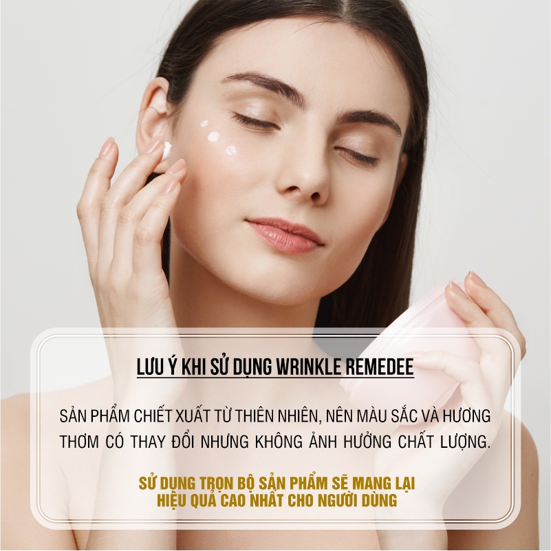 Kem dưỡng trắng da ban đêm WRINKLE REMEDEE (15g), mờ vết nhăn, tái tạo da, se khít lỗ chân lông BEAUTY BANK