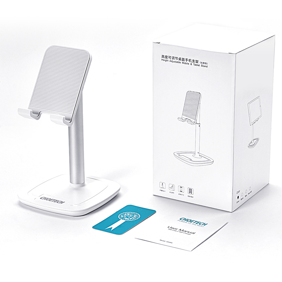 Giá đỡ điện thoại hợp kim nhôm đa năng hiệu CHOETECH H035 cho điện thoại điện thoại / giá đỡ máy tính bảng - Hàng chính hãng