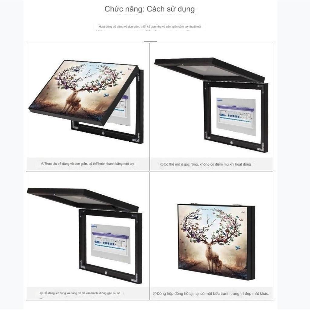 Tranh Che Ổ Điện Tráng Gương 50 cm x 40 cm Mẫu Ngang Tranh che ổ điện tủ điện tráng gương - Mẫu 11 - Dọc
