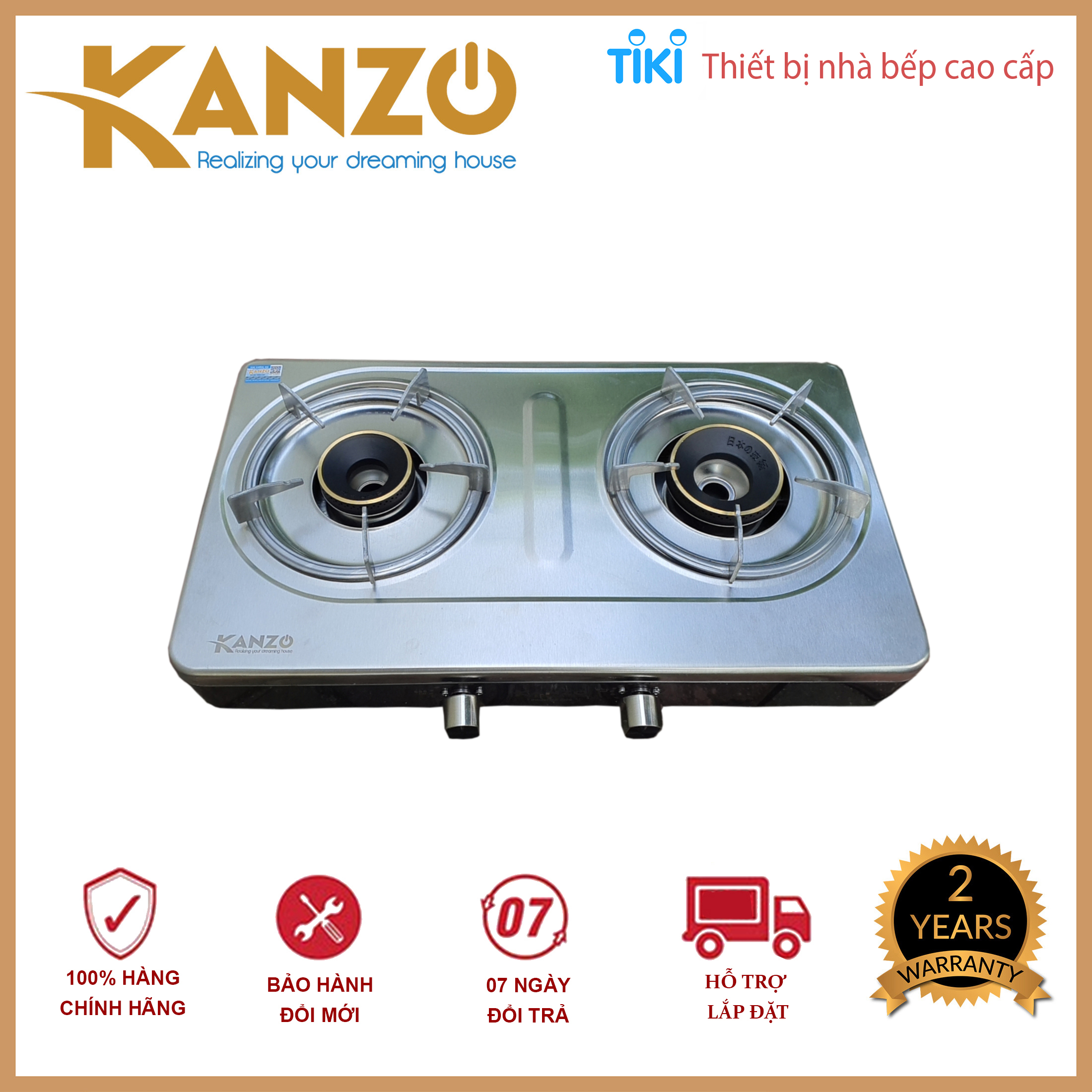 BẾP GAS DƯƠNG INOX KANZO KZ-I928