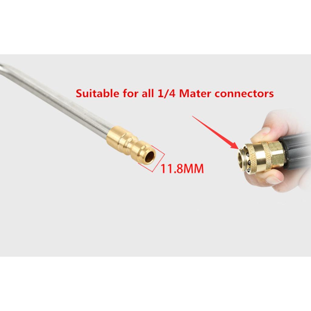 High Pressure Car Wash Nozzle Washer Extension Bending Accessories